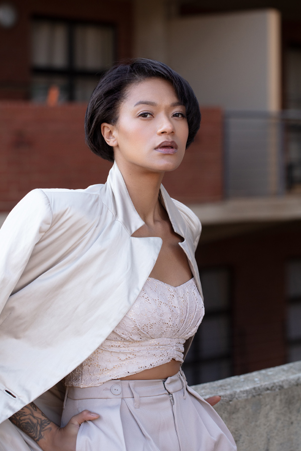 Agency-style beauty image with controlled lighting